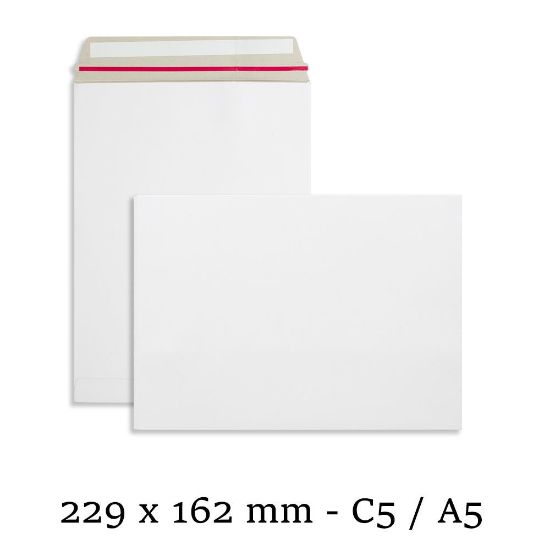 C5 All Board White Envelopes Mailer