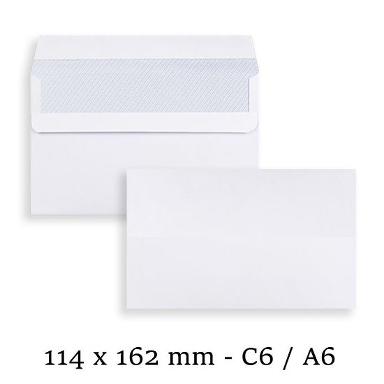 90g C6 White Plain Commercial Envelopes Mailer