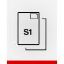 SINGLE INTEGRATED LABELS 96MM X 64MM