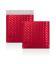 165x165 mm Red Metallic Bubble Envelopes