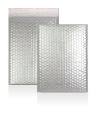 324x230 mm Silver Metallic Bubble Envelopes