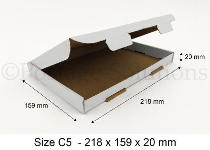 PIP Box for Postal Packaging Size C5/A5 White