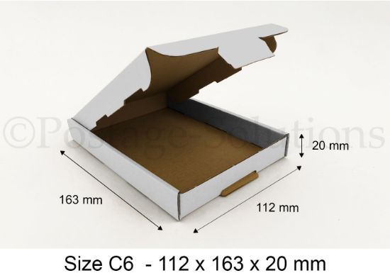 PIP Box for Postal Packaging Size C6/A6 White