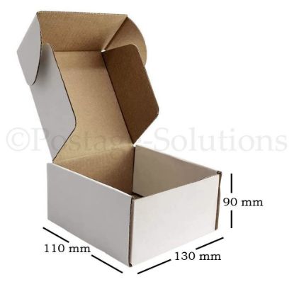 Die cut boxes(White) 130x110x90mm
