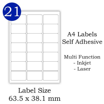 21 Labels Per Sheet Address Label