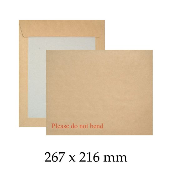 Board Backed Envelopes 267X216 mm