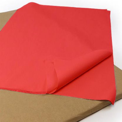 Red Acid Free Tissue Paper - 18gsm Thick - 50x75 cm