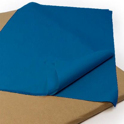 Blue Acid Free Tissue Paper - 18gsm Thick - 50x75 cm