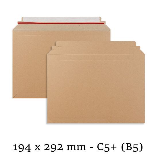 Picture of B5 Capacity Book Mailer Envelopes Peel & Seal Envelopes 194x292 mm - Box of 100