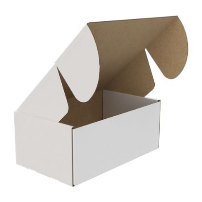 Picture of Die Cut Boxes  (White) - 254 x 152 x 102 mm (10 x 6 x 4 inches) - Pack of 5