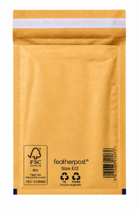 Picture of Featherpost Padded Envelopes Mailer Gold E/2 - 265 x 220 mm - Box of 100